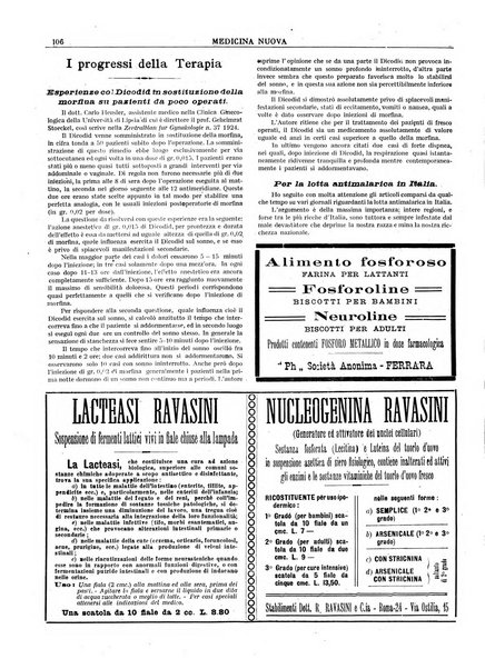 Medicina nuova periodico settimanale di scienze mediche, giurisprudenza sanitaria, medicina sociale e interessi delle classi sanitarie