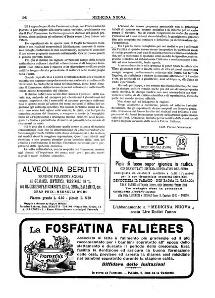 Medicina nuova periodico settimanale di scienze mediche, giurisprudenza sanitaria, medicina sociale e interessi delle classi sanitarie