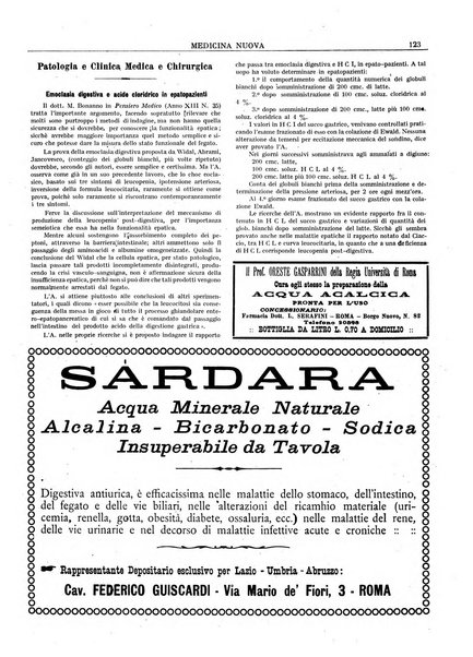 Medicina nuova periodico settimanale di scienze mediche, giurisprudenza sanitaria, medicina sociale e interessi delle classi sanitarie