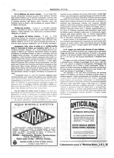 Medicina nuova periodico settimanale di scienze mediche, giurisprudenza sanitaria, medicina sociale e interessi delle classi sanitarie