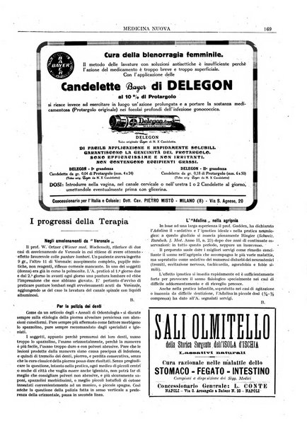 Medicina nuova periodico settimanale di scienze mediche, giurisprudenza sanitaria, medicina sociale e interessi delle classi sanitarie