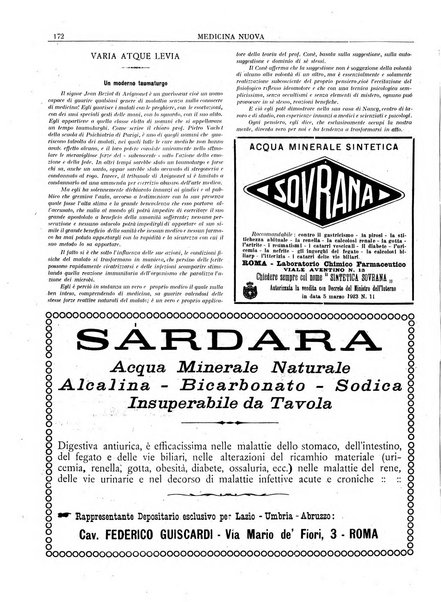 Medicina nuova periodico settimanale di scienze mediche, giurisprudenza sanitaria, medicina sociale e interessi delle classi sanitarie