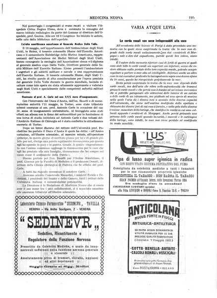 Medicina nuova periodico settimanale di scienze mediche, giurisprudenza sanitaria, medicina sociale e interessi delle classi sanitarie