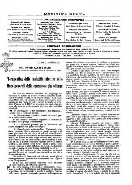 Medicina nuova periodico settimanale di scienze mediche, giurisprudenza sanitaria, medicina sociale e interessi delle classi sanitarie