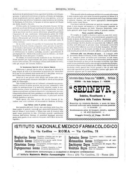 Medicina nuova periodico settimanale di scienze mediche, giurisprudenza sanitaria, medicina sociale e interessi delle classi sanitarie