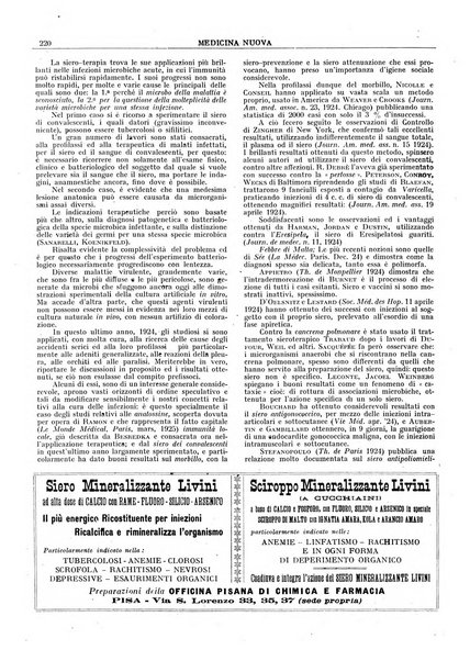 Medicina nuova periodico settimanale di scienze mediche, giurisprudenza sanitaria, medicina sociale e interessi delle classi sanitarie