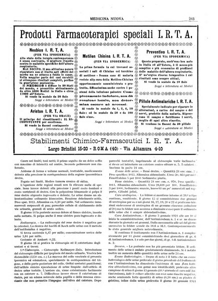 Medicina nuova periodico settimanale di scienze mediche, giurisprudenza sanitaria, medicina sociale e interessi delle classi sanitarie