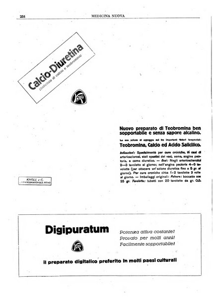 Medicina nuova periodico settimanale di scienze mediche, giurisprudenza sanitaria, medicina sociale e interessi delle classi sanitarie