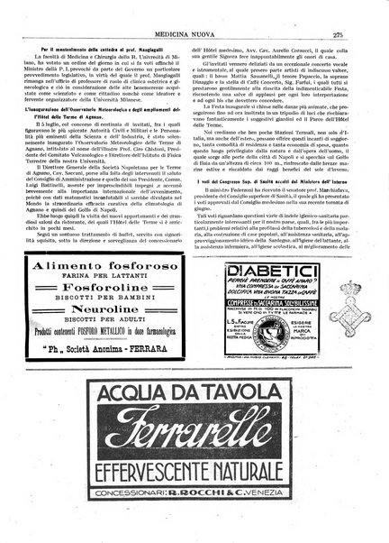 Medicina nuova periodico settimanale di scienze mediche, giurisprudenza sanitaria, medicina sociale e interessi delle classi sanitarie