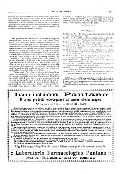 Medicina nuova periodico settimanale di scienze mediche, giurisprudenza sanitaria, medicina sociale e interessi delle classi sanitarie