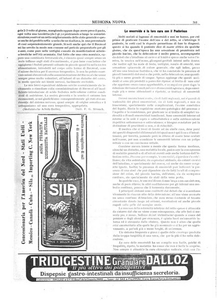 Medicina nuova periodico settimanale di scienze mediche, giurisprudenza sanitaria, medicina sociale e interessi delle classi sanitarie