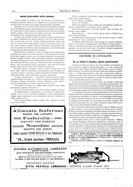 Medicina nuova periodico settimanale di scienze mediche, giurisprudenza sanitaria, medicina sociale e interessi delle classi sanitarie