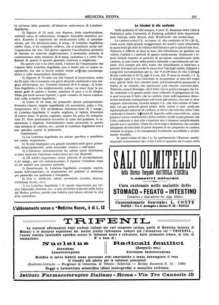 Medicina nuova periodico settimanale di scienze mediche, giurisprudenza sanitaria, medicina sociale e interessi delle classi sanitarie