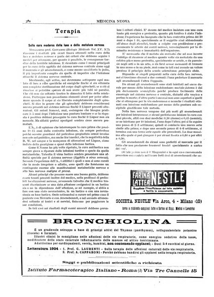 Medicina nuova periodico settimanale di scienze mediche, giurisprudenza sanitaria, medicina sociale e interessi delle classi sanitarie