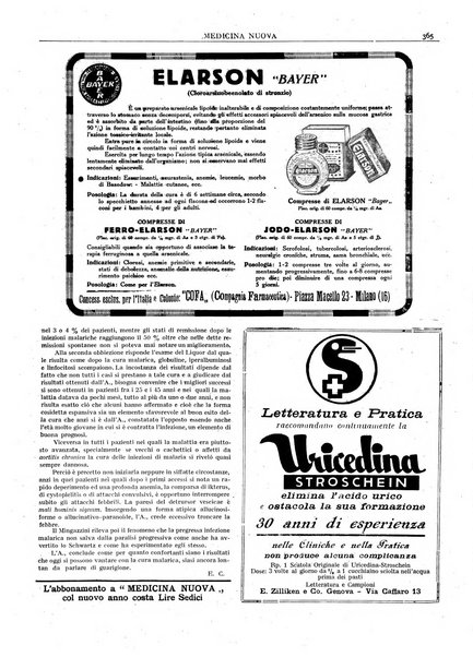 Medicina nuova periodico settimanale di scienze mediche, giurisprudenza sanitaria, medicina sociale e interessi delle classi sanitarie