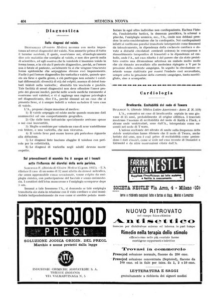 Medicina nuova periodico settimanale di scienze mediche, giurisprudenza sanitaria, medicina sociale e interessi delle classi sanitarie