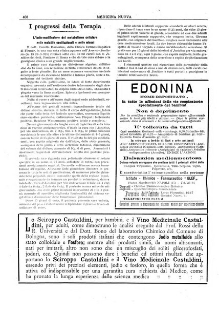 Medicina nuova periodico settimanale di scienze mediche, giurisprudenza sanitaria, medicina sociale e interessi delle classi sanitarie