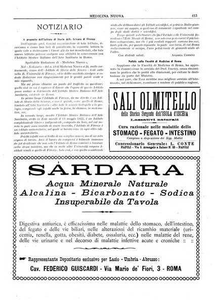 Medicina nuova periodico settimanale di scienze mediche, giurisprudenza sanitaria, medicina sociale e interessi delle classi sanitarie