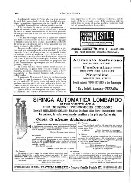 Medicina nuova periodico settimanale di scienze mediche, giurisprudenza sanitaria, medicina sociale e interessi delle classi sanitarie