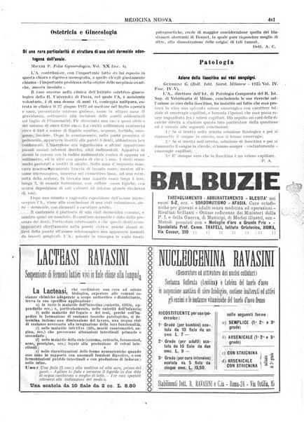 Medicina nuova periodico settimanale di scienze mediche, giurisprudenza sanitaria, medicina sociale e interessi delle classi sanitarie