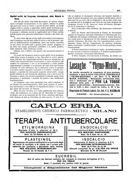 Medicina nuova periodico settimanale di scienze mediche, giurisprudenza sanitaria, medicina sociale e interessi delle classi sanitarie