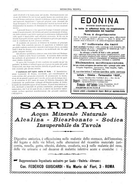 Medicina nuova periodico settimanale di scienze mediche, giurisprudenza sanitaria, medicina sociale e interessi delle classi sanitarie