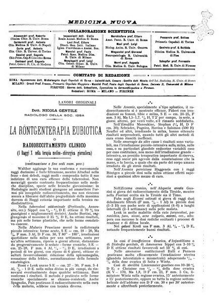 Medicina nuova periodico settimanale di scienze mediche, giurisprudenza sanitaria, medicina sociale e interessi delle classi sanitarie