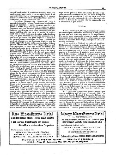 Medicina nuova periodico settimanale di scienze mediche, giurisprudenza sanitaria, medicina sociale e interessi delle classi sanitarie