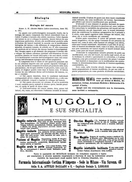 Medicina nuova periodico settimanale di scienze mediche, giurisprudenza sanitaria, medicina sociale e interessi delle classi sanitarie