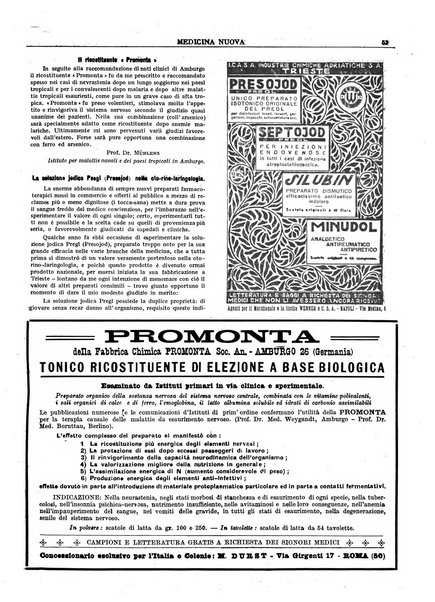 Medicina nuova periodico settimanale di scienze mediche, giurisprudenza sanitaria, medicina sociale e interessi delle classi sanitarie