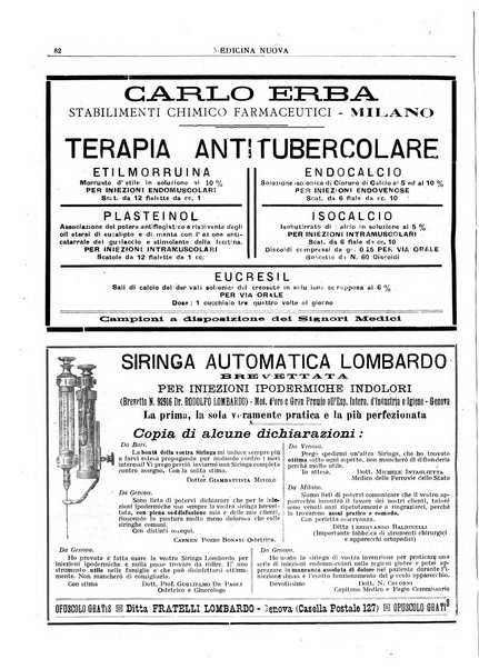 Medicina nuova periodico settimanale di scienze mediche, giurisprudenza sanitaria, medicina sociale e interessi delle classi sanitarie