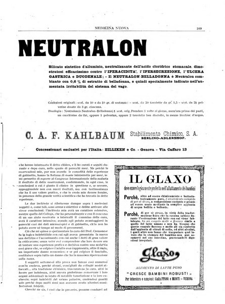 Medicina nuova periodico settimanale di scienze mediche, giurisprudenza sanitaria, medicina sociale e interessi delle classi sanitarie