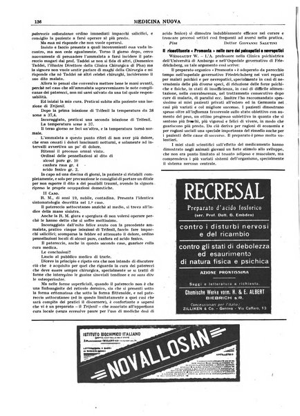 Medicina nuova periodico settimanale di scienze mediche, giurisprudenza sanitaria, medicina sociale e interessi delle classi sanitarie