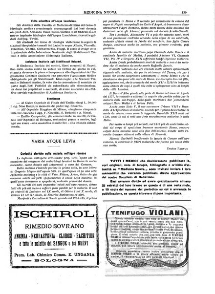 Medicina nuova periodico settimanale di scienze mediche, giurisprudenza sanitaria, medicina sociale e interessi delle classi sanitarie