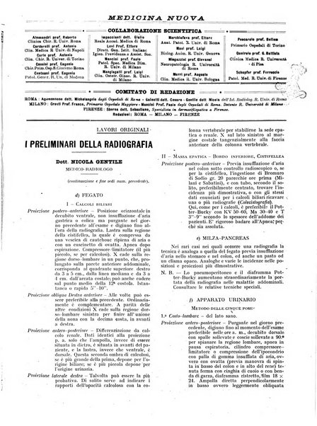 Medicina nuova periodico settimanale di scienze mediche, giurisprudenza sanitaria, medicina sociale e interessi delle classi sanitarie