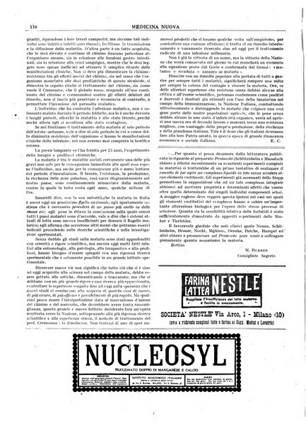 Medicina nuova periodico settimanale di scienze mediche, giurisprudenza sanitaria, medicina sociale e interessi delle classi sanitarie