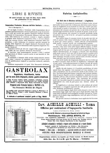 Medicina nuova periodico settimanale di scienze mediche, giurisprudenza sanitaria, medicina sociale e interessi delle classi sanitarie