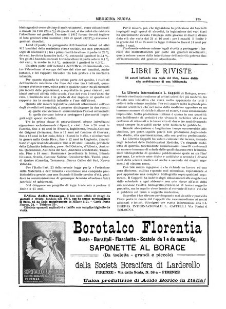 Medicina nuova periodico settimanale di scienze mediche, giurisprudenza sanitaria, medicina sociale e interessi delle classi sanitarie