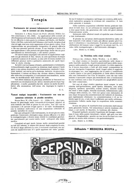 Medicina nuova periodico settimanale di scienze mediche, giurisprudenza sanitaria, medicina sociale e interessi delle classi sanitarie