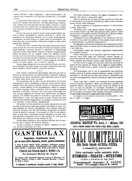 Medicina nuova periodico settimanale di scienze mediche, giurisprudenza sanitaria, medicina sociale e interessi delle classi sanitarie