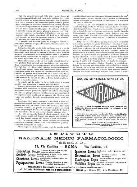 Medicina nuova periodico settimanale di scienze mediche, giurisprudenza sanitaria, medicina sociale e interessi delle classi sanitarie