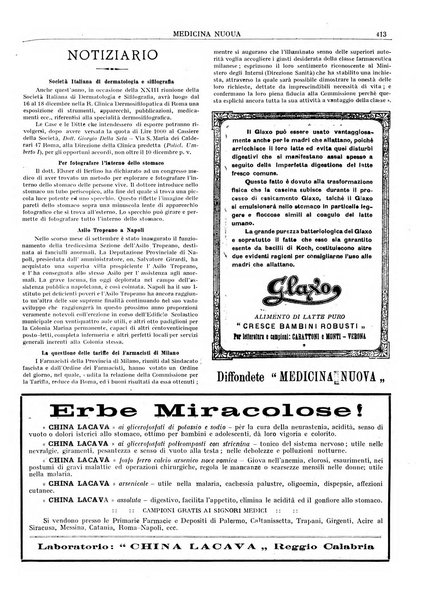 Medicina nuova periodico settimanale di scienze mediche, giurisprudenza sanitaria, medicina sociale e interessi delle classi sanitarie