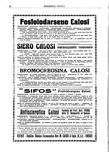 Medicina nuova periodico settimanale di scienze mediche, giurisprudenza sanitaria, medicina sociale e interessi delle classi sanitarie