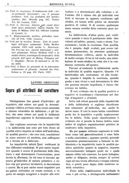 Medicina nuova periodico settimanale di scienze mediche, giurisprudenza sanitaria, medicina sociale e interessi delle classi sanitarie