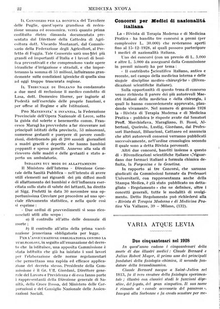 Medicina nuova periodico settimanale di scienze mediche, giurisprudenza sanitaria, medicina sociale e interessi delle classi sanitarie