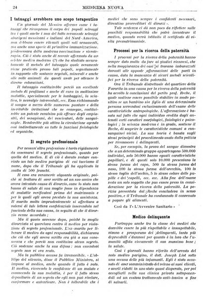 Medicina nuova periodico settimanale di scienze mediche, giurisprudenza sanitaria, medicina sociale e interessi delle classi sanitarie