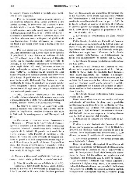 Medicina nuova periodico settimanale di scienze mediche, giurisprudenza sanitaria, medicina sociale e interessi delle classi sanitarie