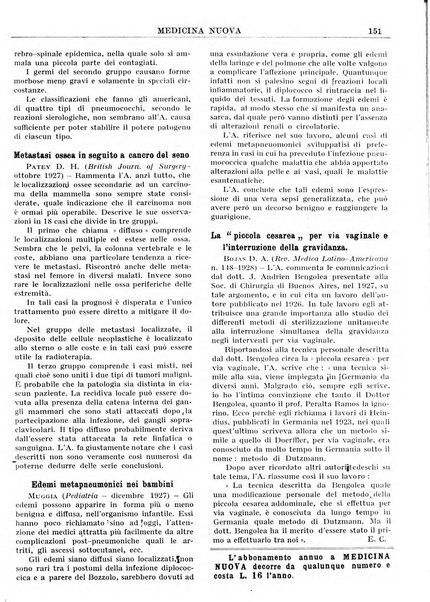 Medicina nuova periodico settimanale di scienze mediche, giurisprudenza sanitaria, medicina sociale e interessi delle classi sanitarie