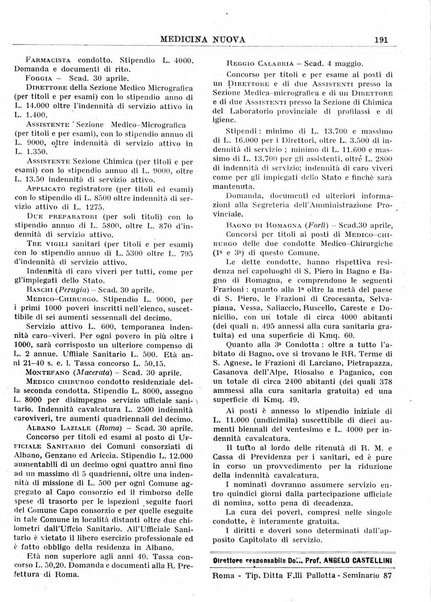 Medicina nuova periodico settimanale di scienze mediche, giurisprudenza sanitaria, medicina sociale e interessi delle classi sanitarie