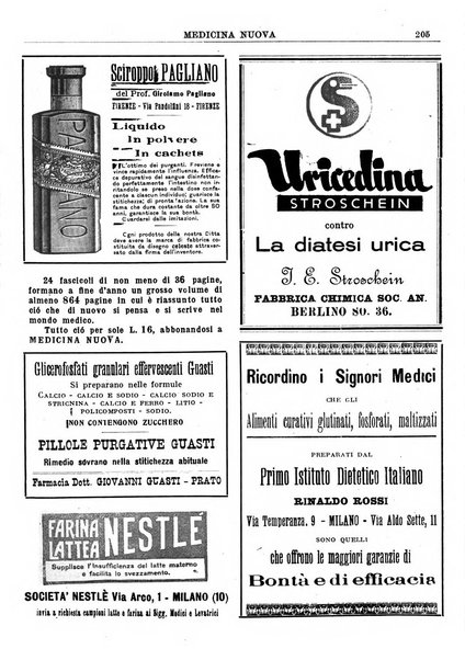 Medicina nuova periodico settimanale di scienze mediche, giurisprudenza sanitaria, medicina sociale e interessi delle classi sanitarie